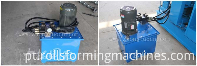 Máquina de prensagem de telha vitrificada Glazed tile roll forming machine